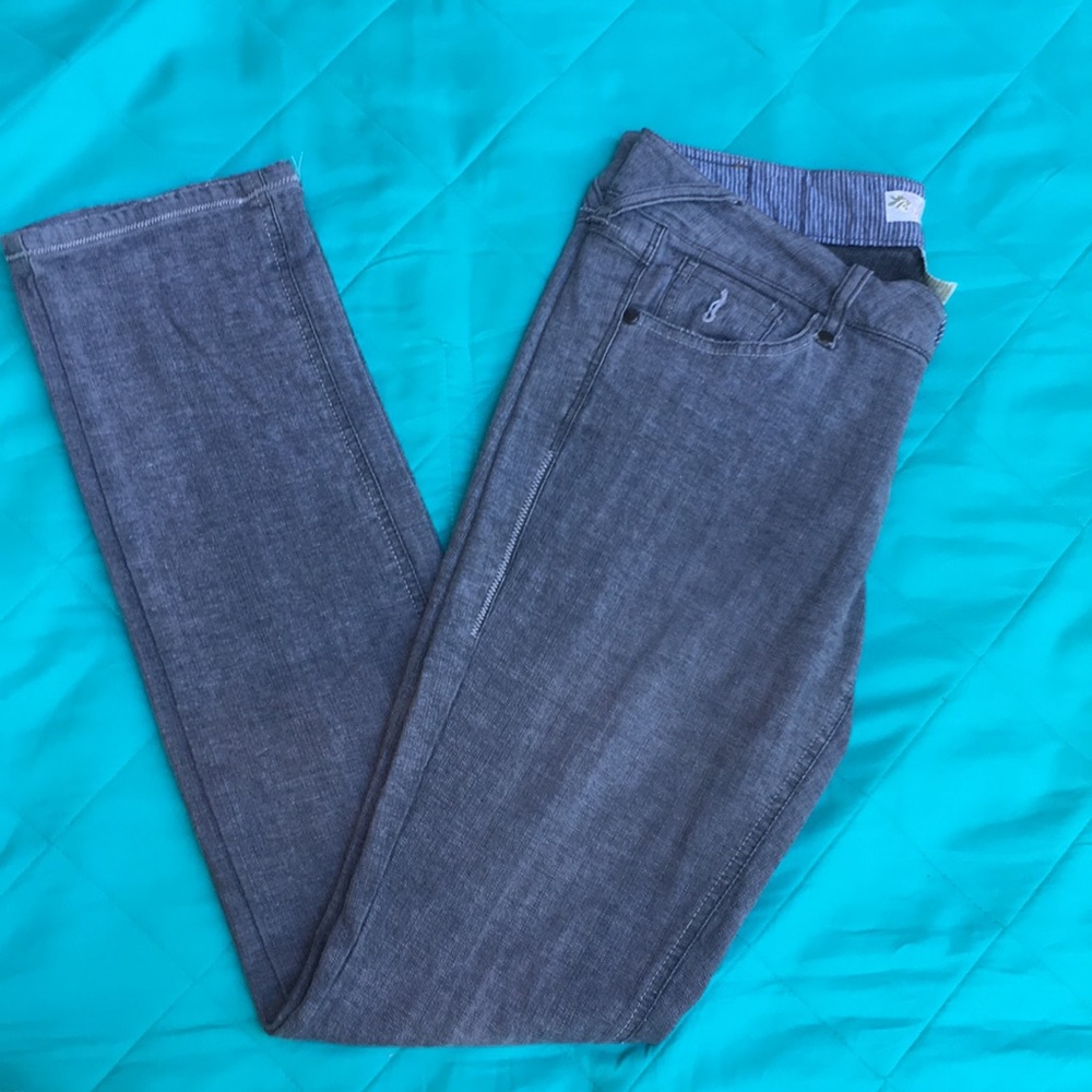Tyte Jeans gray straight slim fit stretchy denim